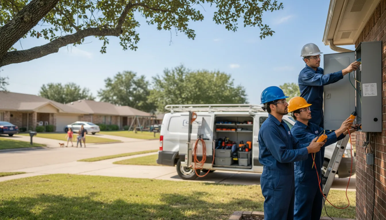 Certified electrician providing emergency electrical services in Callery, PA